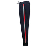 Logo Jogger Sweatpants Stripe Navy