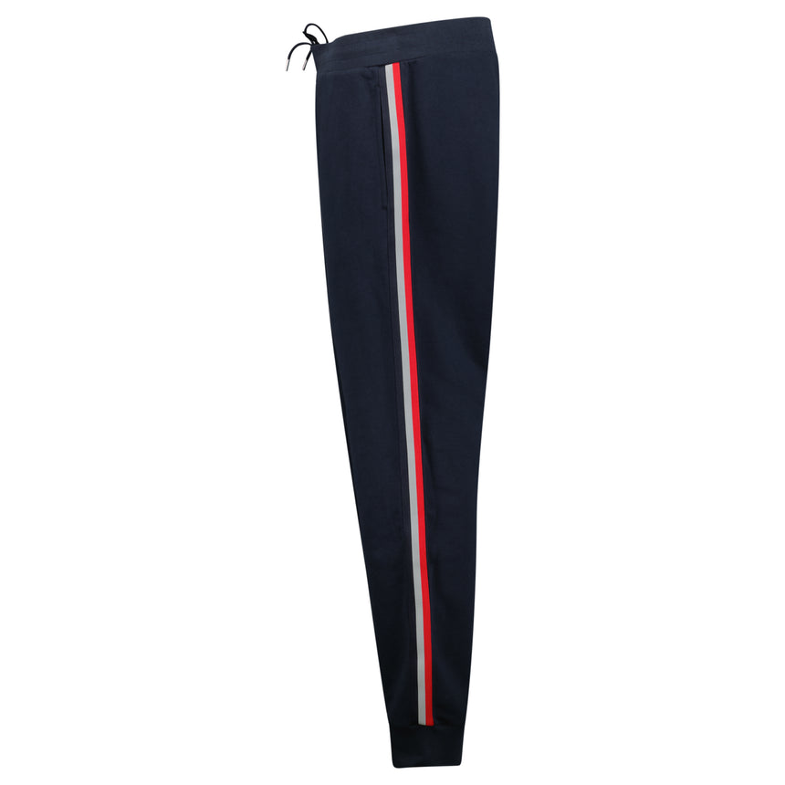 Logo Jogger Sweatpants Stripe Navy