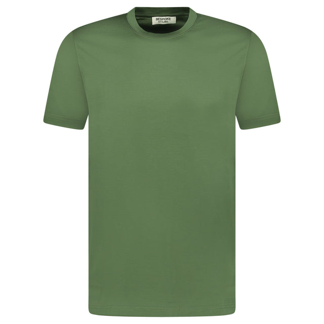 Bespoke Stylings Mercerized Cotton T-Shirt Dark Green - Boinclo - Outlet Sale Under Retail