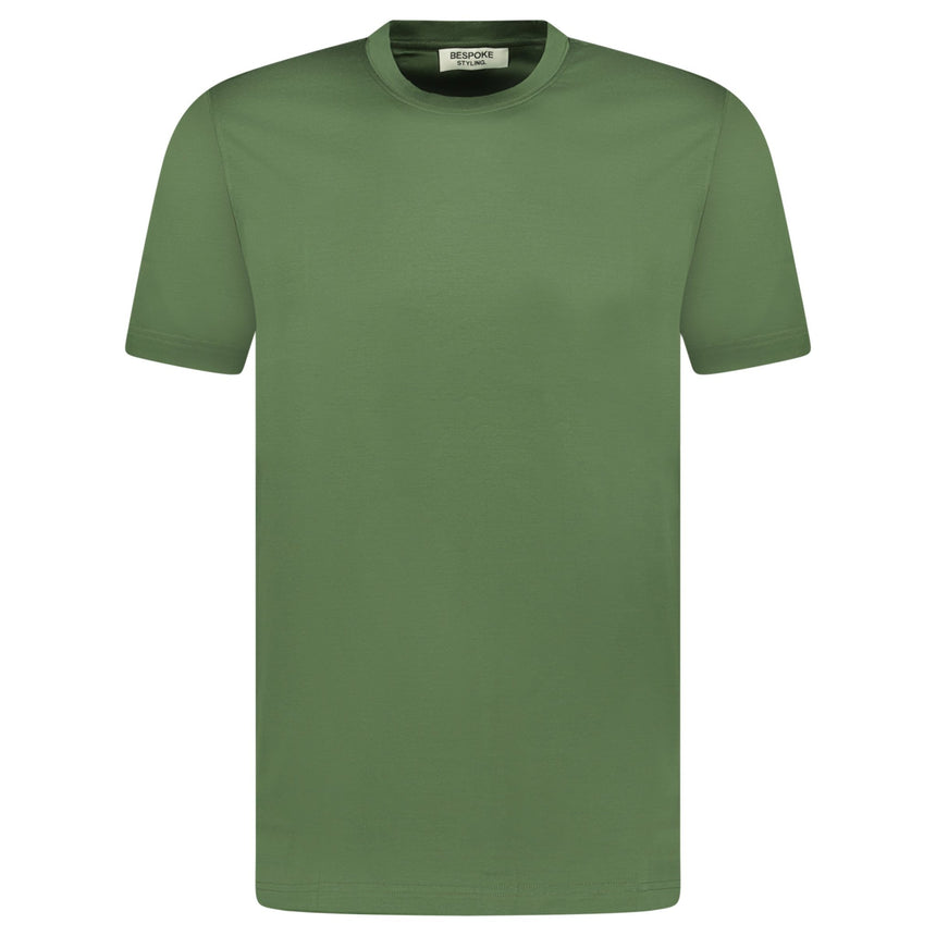 Bespoke Stylings Mercerized Cotton T-Shirt Dark Green - Boinclo - Outlet Sale Under Retail