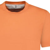 Brunello Cucinelli Crew Neck Slim Fit T-Shirt Apricot Orange - Boinclo ltd - Outlet Sale Under Retail