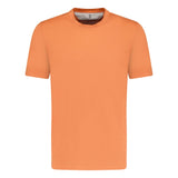 Brunello Cucinelli Crew Neck Slim Fit T-Shirt Apricot Orange - Boinclo ltd - Outlet Sale Under Retail