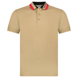 Burberry 'Edney' Collar Logo Polo - Shirt Beige - Boinclo - Outlet Sale Under Retail