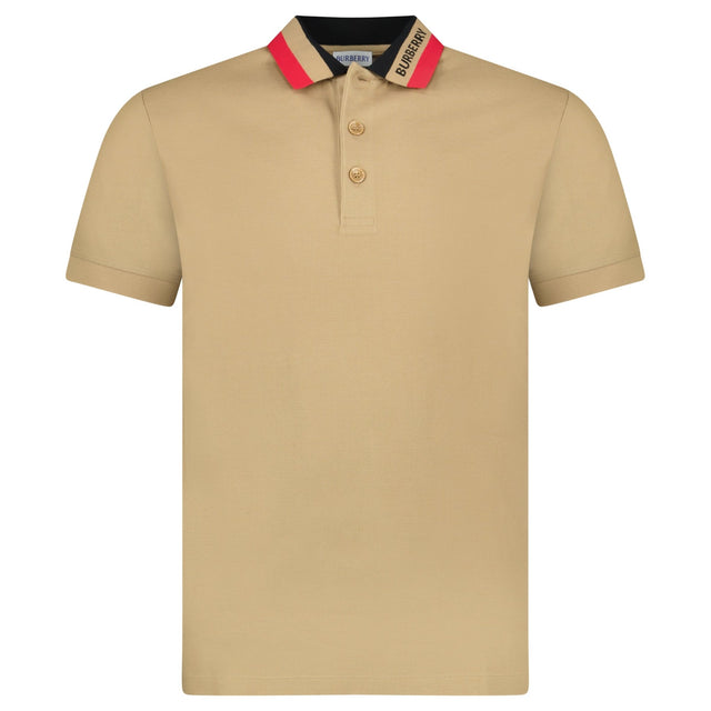 Burberry 'Edney' Collar Logo Polo - Shirt Beige - Boinclo - Outlet Sale Under Retail