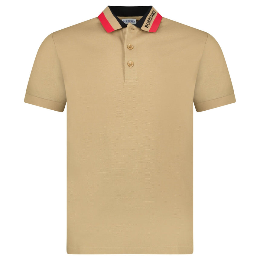 Burberry 'Edney' Collar Logo Polo - Shirt Beige - Boinclo - Outlet Sale Under Retail