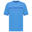 Burberry 'Ellison' London Logo Print T-Shirt Blue - Boinclo - Outlet Sale Under Retail