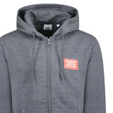 Burberry 'Hove' Logo Hoodie Zip Sweatshirt Grey - Boinclo - Outlet Sale Under Retail
