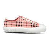 Burberry 'Jack Low' Check Trainers Pink - Boinclo ltd - Outlet Sale Under Retail