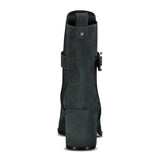 Christian Louboutin CL Chelsea Booty 70mm Low Boots in navy suede - Boinclo - Outlet Sale Under Retail