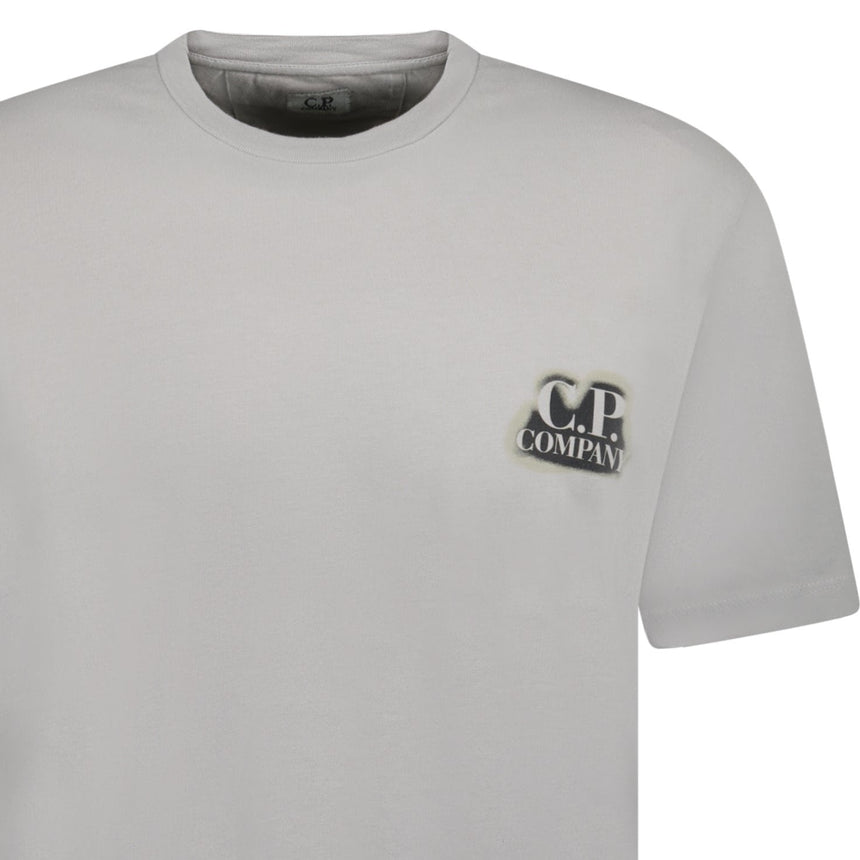 CP Company 24/1 Jersey Artisanal British Sailor T-Shirt in Grey - Boinclo - Outlet Sale Under Retail