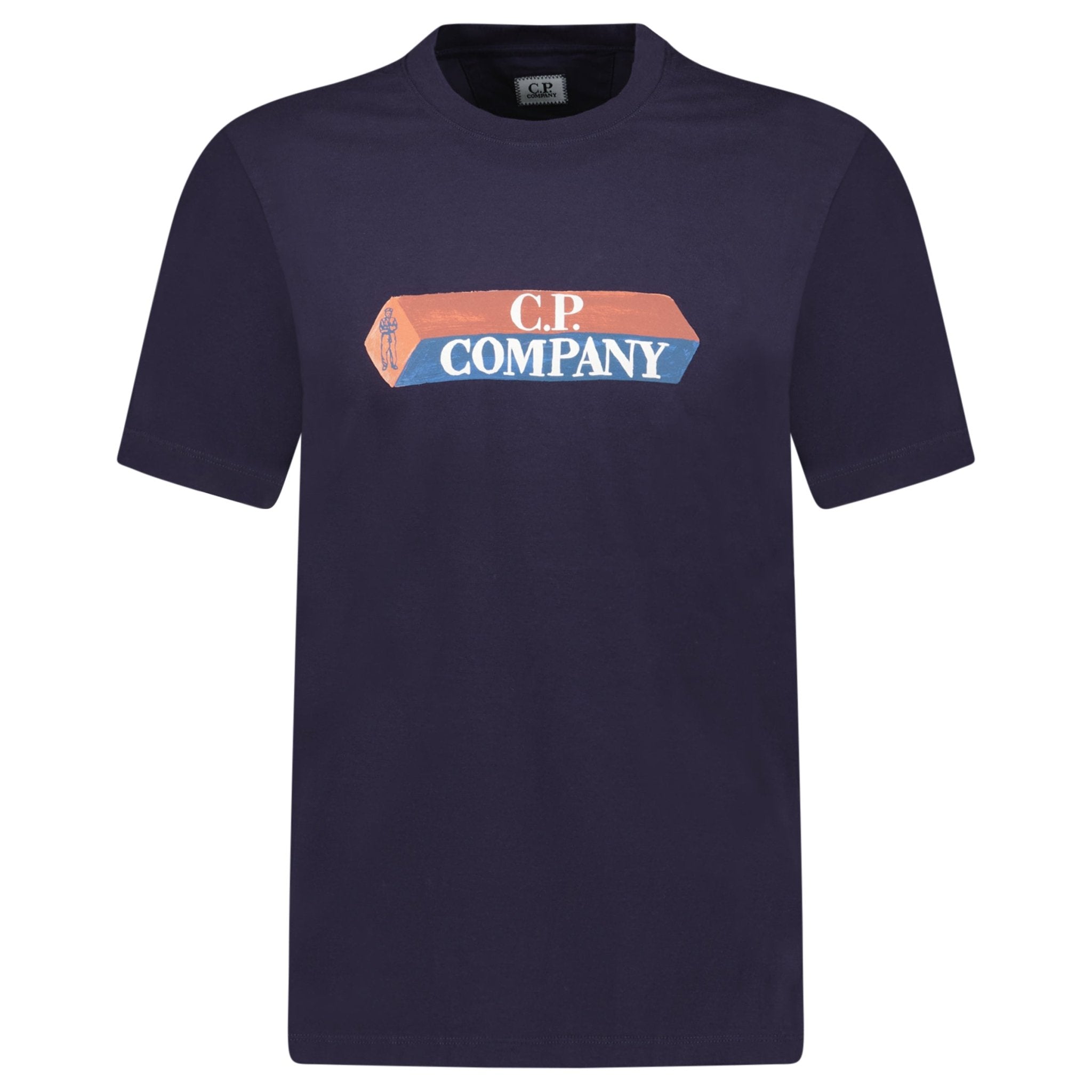 Color variation of 30/1 Jersey 3D Logo T-Shirt Nightshade
