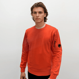 CP Company Arm Lens Diagonal Sweatshirt Poinciana Red - Boinclo - Outlet Sale Under Retail