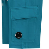 CP Company Bermuda Cotton Shorts Teal - Boinclo - Outlet Sale Under Retail