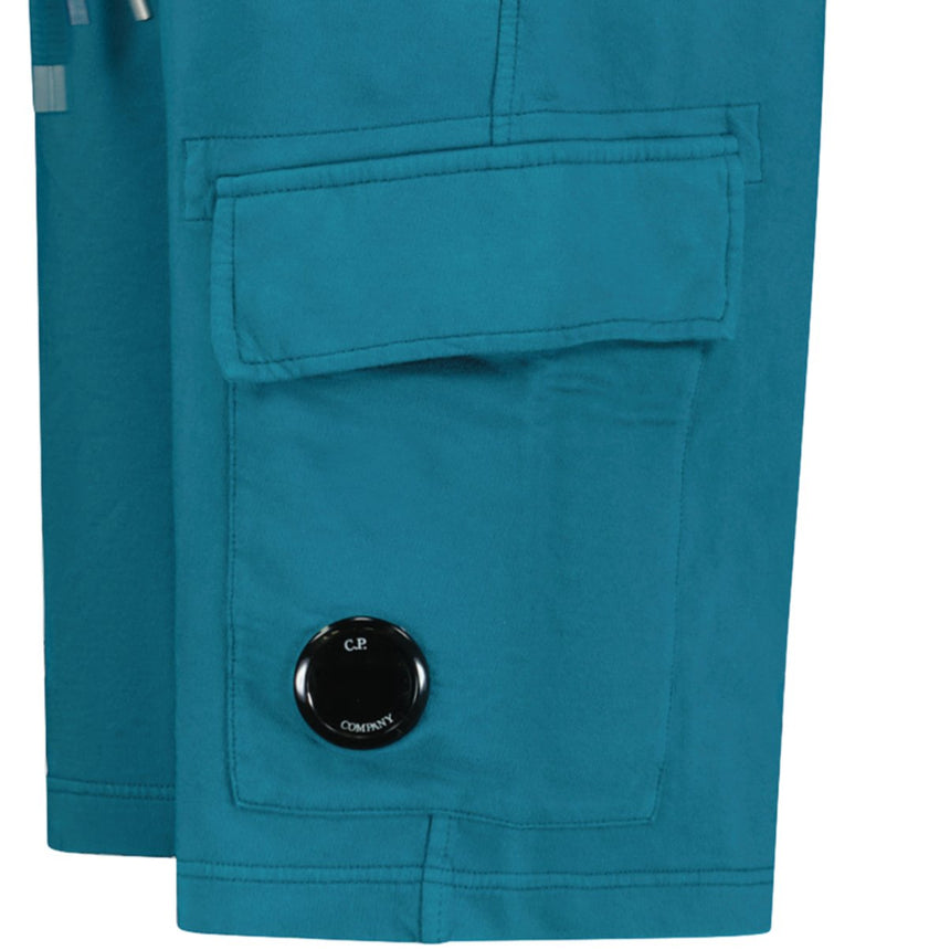 CP Company Bermuda Cotton Shorts Teal - Boinclo - Outlet Sale Under Retail