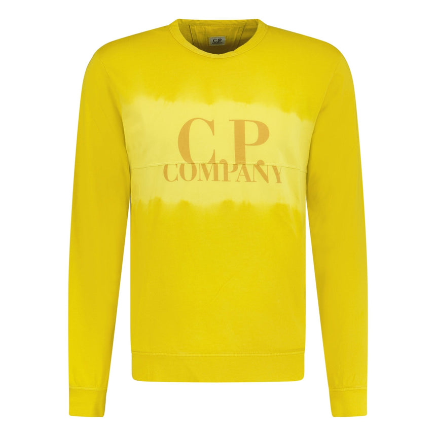 CP Company Dye Logo Sweatshirt Yellow - Boinclo ltd - Outlet Sale Under Retail