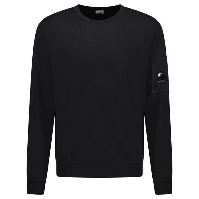 CP Company Lens Light Fleece Sweatshirt Black - Boinclo - Outlet Sale Under Retail