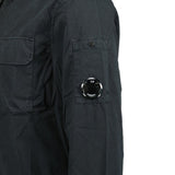 CP Company Lens Zip - Up Overshirt Black - Boinclo - Outlet Sale Under Retail
