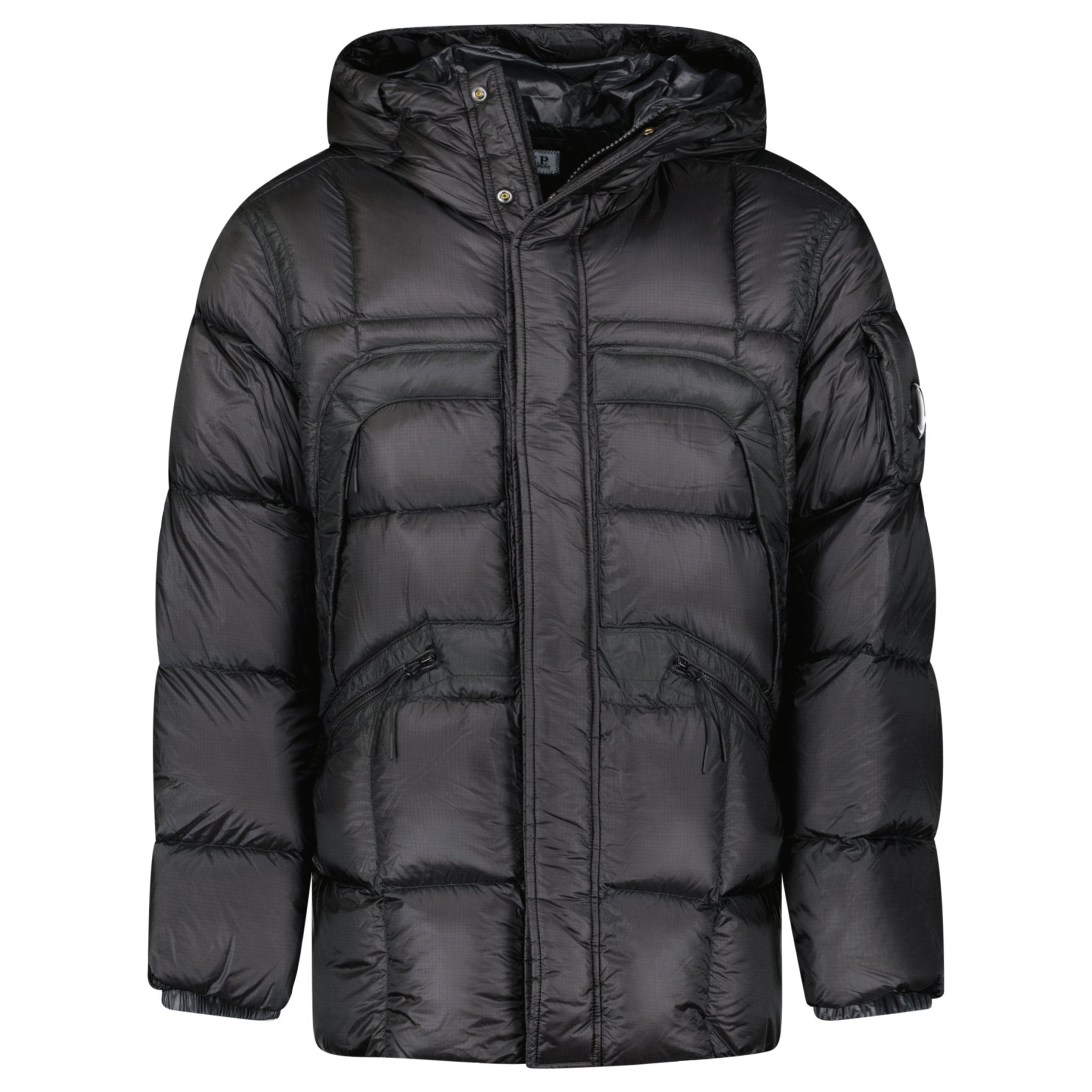 Color variation of Long D.D. Shell Lens Down Jacket Black