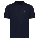 CP Company Short Sleeve Jersey 1020 Polo - Shirt Navy - Boinclo - Outlet Sale Under Retail