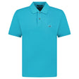 CP Company Short Sleeve Stitch Logo Polo - Shirt Turquoise - Boinclo - Outlet Sale Under Retail