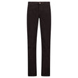 Emporio Armani J06 Slim Fit 5 Pocket Silver Eagle Belt Patch Jeans Black - Boinclo - Outlet Sale Under Retail