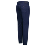 Emporio Armani J06 Slim Fit 5 Pocket Silver Eagle Belt Patch Jeans Navy - Boinclo - Outlet Sale Under Retail
