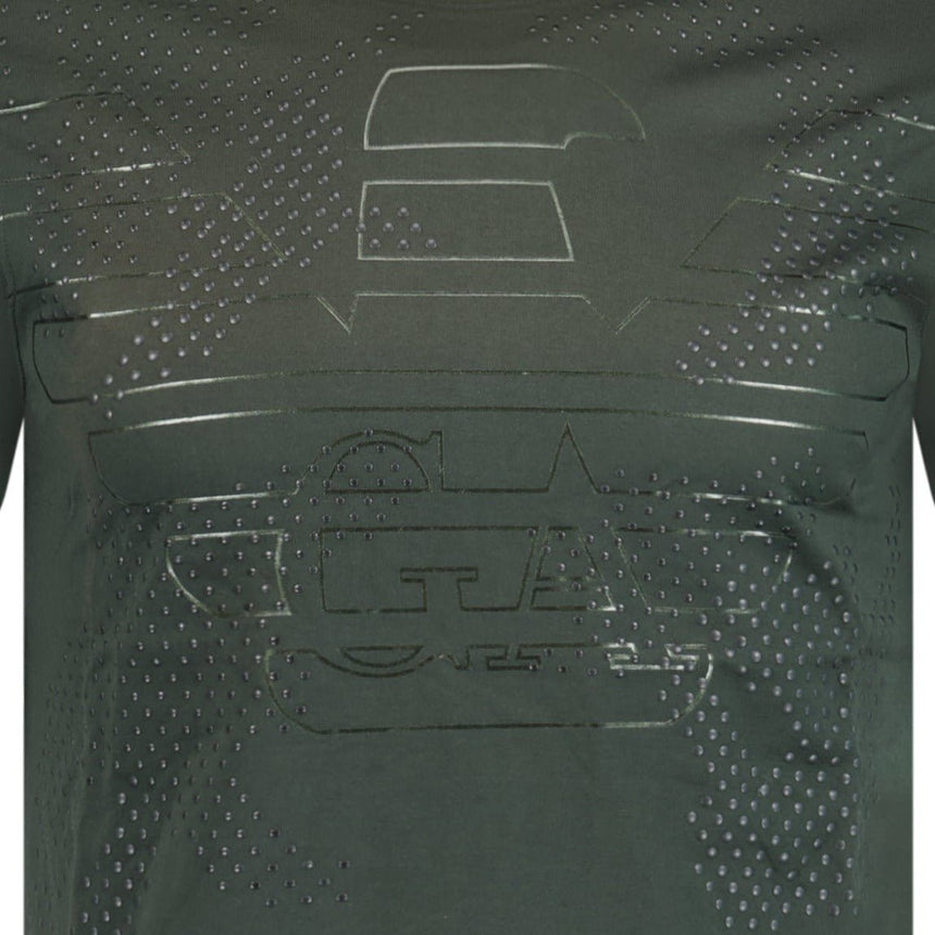 Emporio Armani Logo Print T-Shirt Khaki - Boinclo ltd - Outlet Sale Under Retail