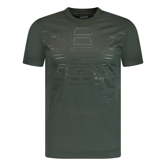 Emporio Armani Logo Print T-Shirt Khaki - Boinclo ltd - Outlet Sale Under Retail