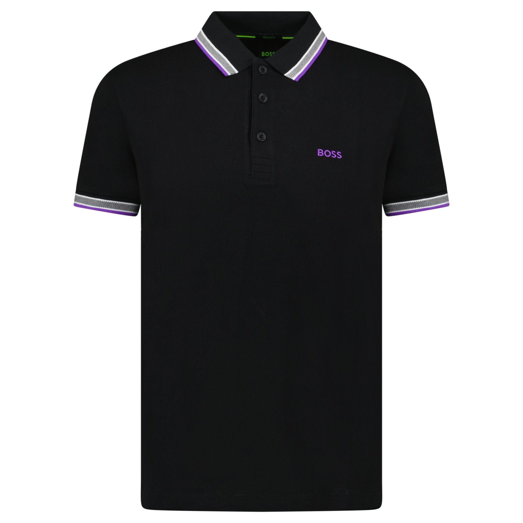 Color variation of Paddy Polo Shirt Purple & Black