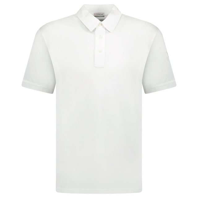 Moncler 3 - Button Polo - Shirt White - Boinclo - Outlet Sale Under Retail