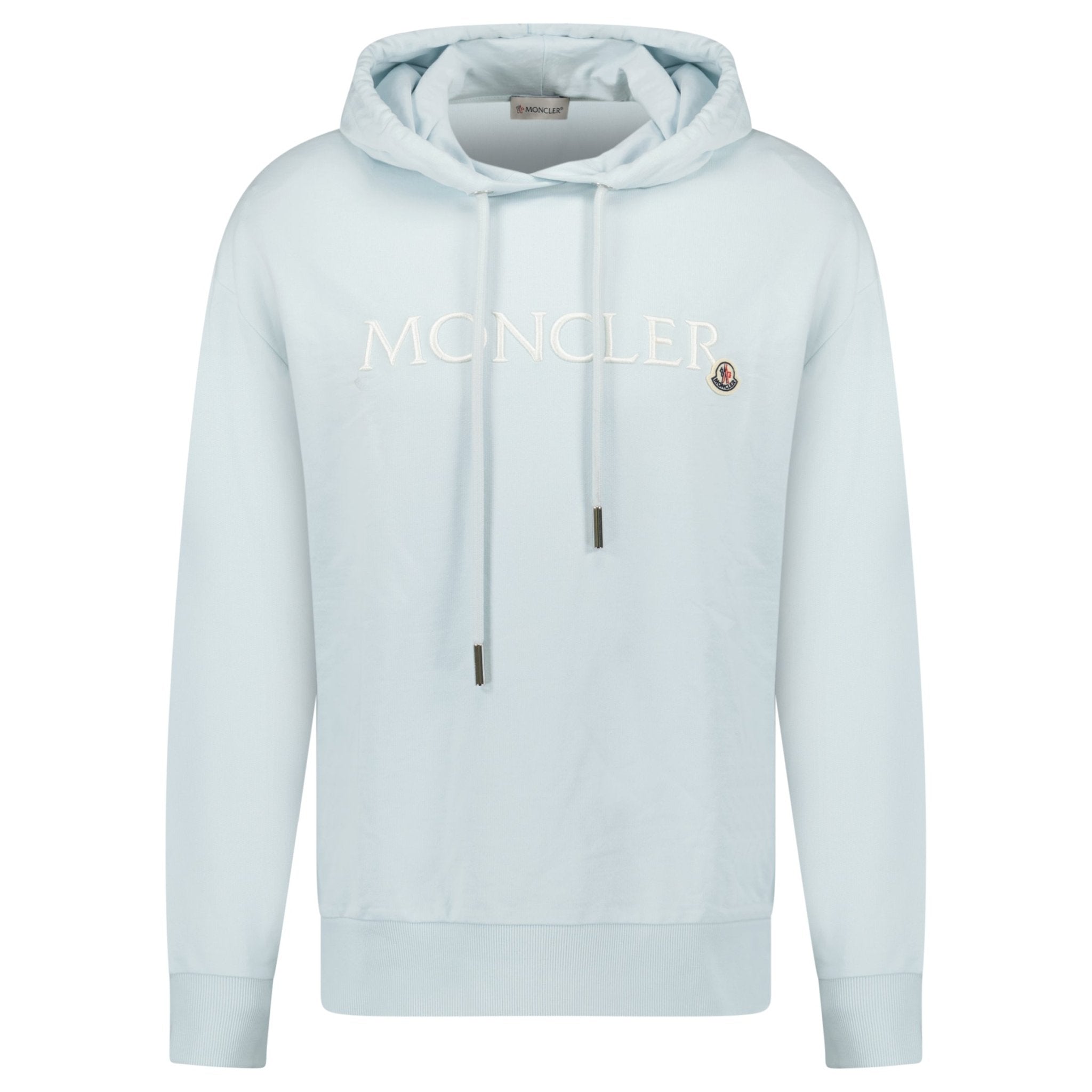 Color variation of Embroidered Logo Hoodie in Light Blue