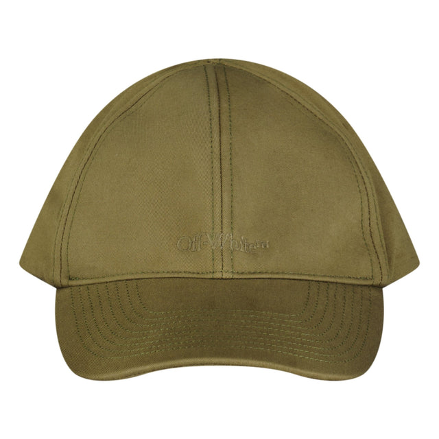 Off-White Embroidery Logo Cap Khaki - Boinclo ltd - Outlet Sale Under Retail