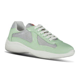 Prada America's Cup Patent Pistachio Trainers - Boinclo - Outlet Sale Under Retail