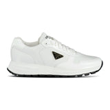 Prada Re - Nylon Prax 01 Triangle Logo Trainers White - Boinclo - Outlet Sale Under Retail