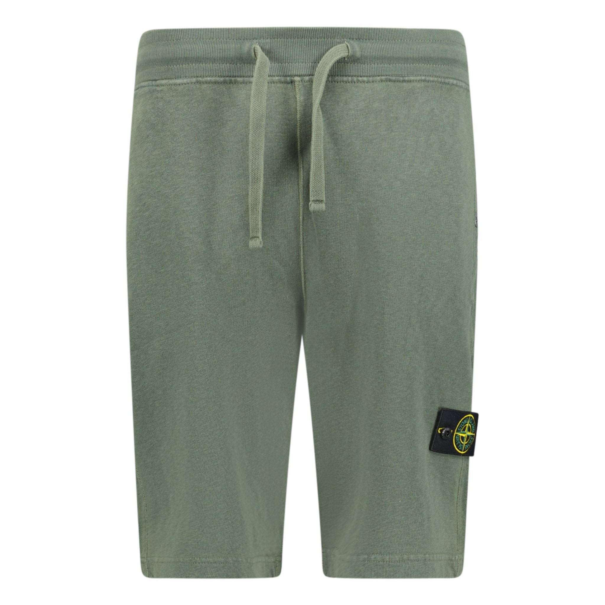 Color variation of Badge Bermuda Sweat Shorts Musk Green