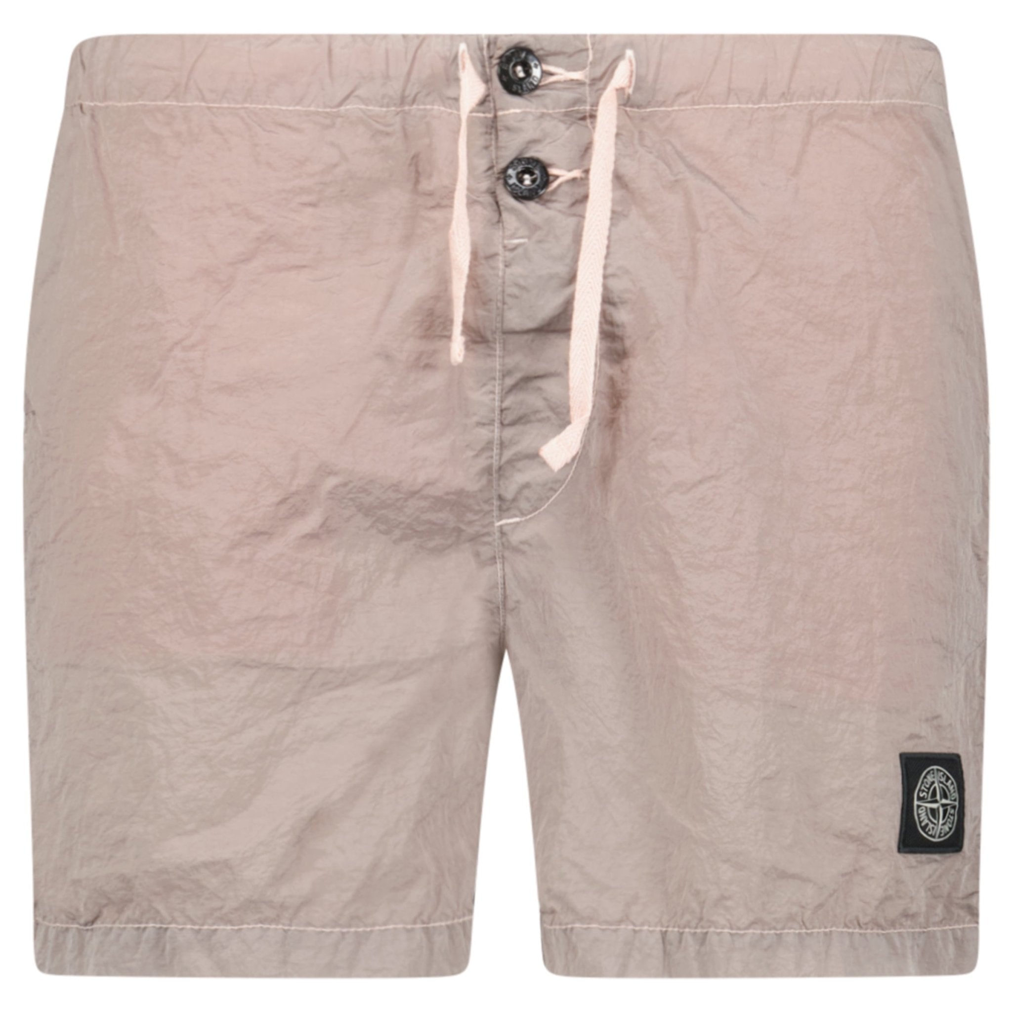 Color variation of Compass Button Chrome Swim Shorts Antique Rose