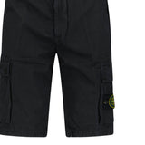 Stone Island Cotton Cargo Shorts Black - Boinclo - Outlet Sale Under Retail