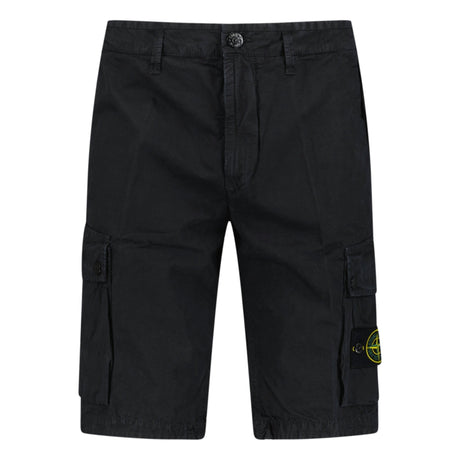 Stone Island Cotton Cargo Shorts Black - Boinclo - Outlet Sale Under Retail