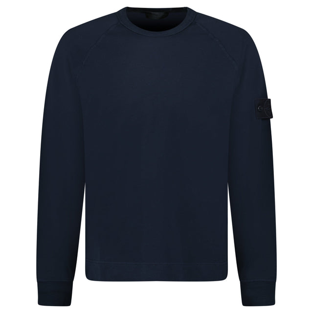 Stone Island Ghost Badge Crewneck Sweatshirt Navy - Boinclo - Outlet Sale Under Retail