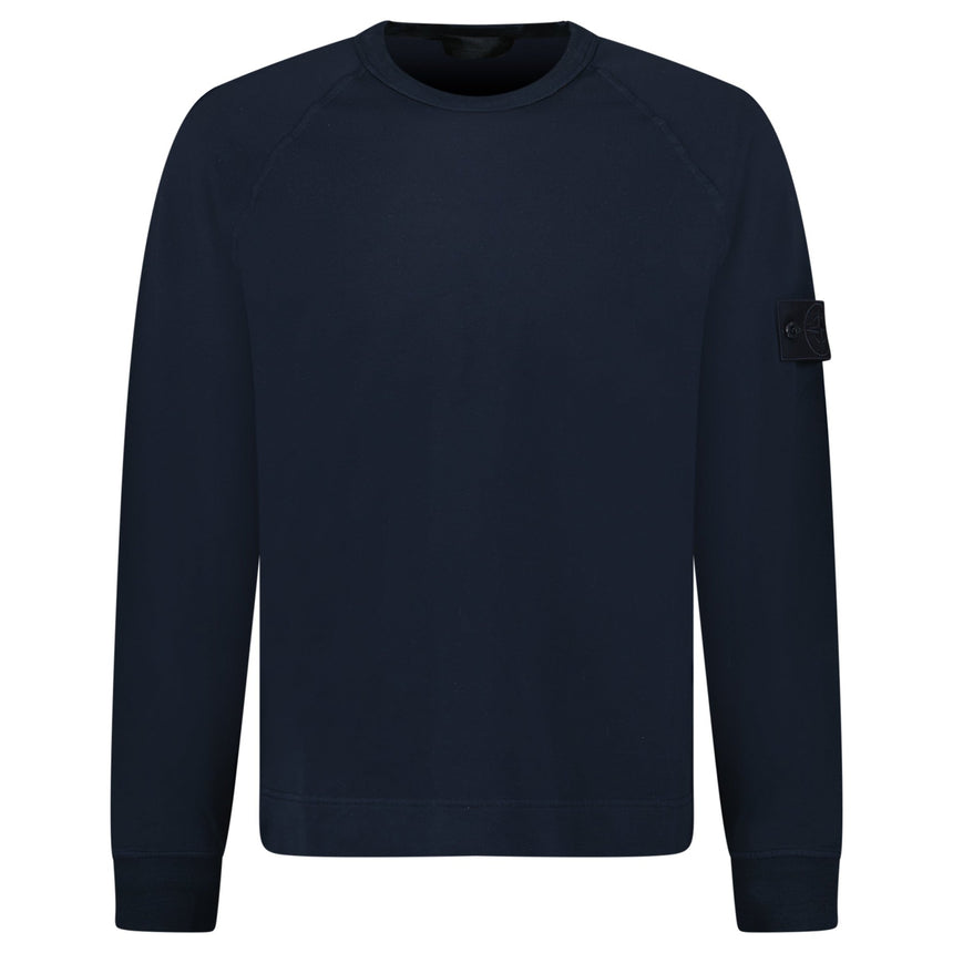 Stone Island Ghost Badge Crewneck Sweatshirt Navy - Boinclo - Outlet Sale Under Retail