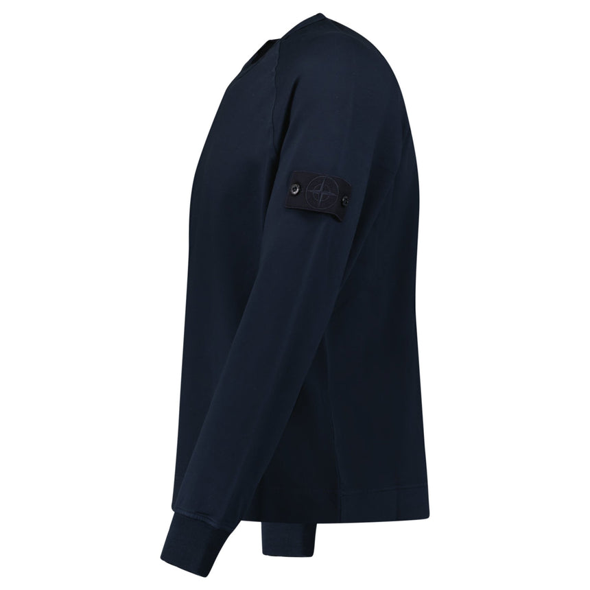 Stone Island Ghost Badge Crewneck Sweatshirt Navy - Boinclo - Outlet Sale Under Retail