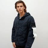 Stone Island Ghost Smerigliato Hooded Jacket Navy - Boinclo - Outlet Sale Under Retail