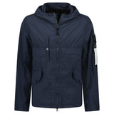 Stone Island Ghost Smerigliato Hooded Jacket Navy - Boinclo - Outlet Sale Under Retail