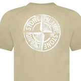 Stone Island Institutional One T-Shirt Biscuit - Boinclo - Outlet Sale Under Retail