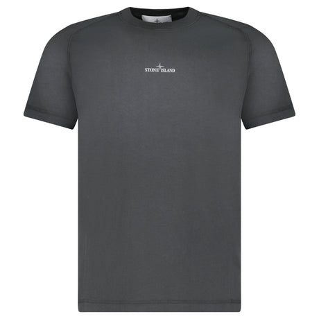 Stone Island Institutional One T-Shirt Charcoal Grey - Boinclo - Outlet Sale Under Retail