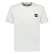 Stone Island Logo Patch Cotton T-Shirt White - Boinclo - Outlet Sale Under Retail
