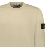 Stone Island Ribbed Detailed Crewneck Sweatshirt Desert - Boinclo - Outlet Sale Under Retail