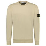 Stone Island Ribbed Detailed Crewneck Sweatshirt Desert - Boinclo - Outlet Sale Under Retail