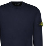 Stone Island Thick Knitted Compass - Badge Sweater in Navy Blue - Boinclo - Outlet Sale Under Retail