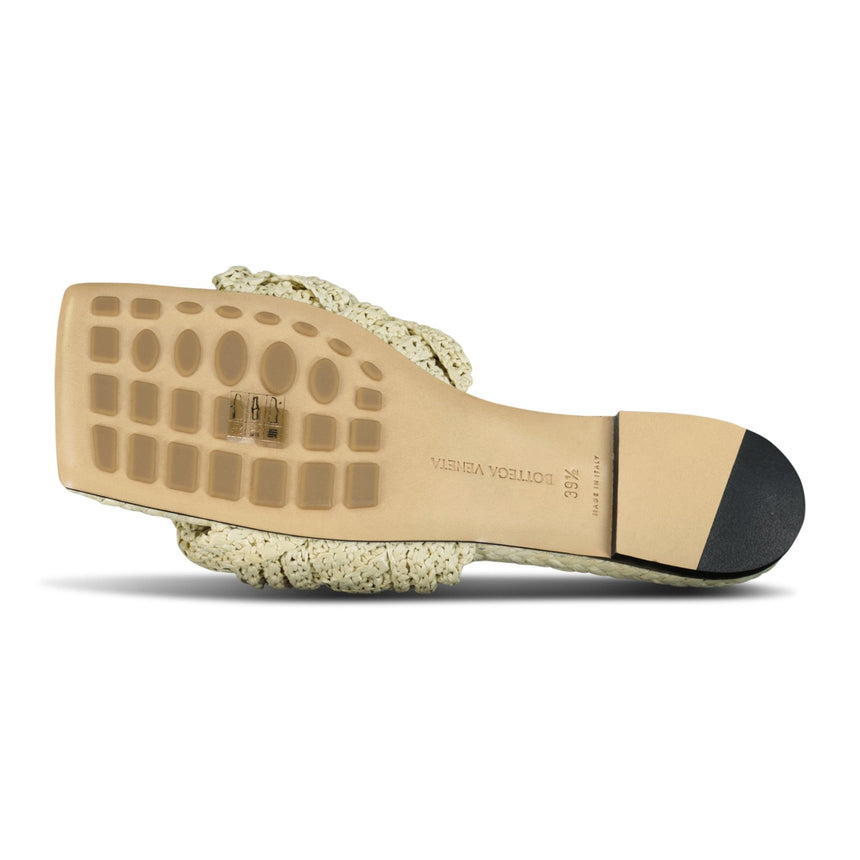 (Womens) Bottega Veneta Lido Flat Sandals Beige - Boinclo ltd - Outlet Sale Under Retail